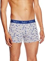 Pepe Jeans London Pack x 2 Bóxers Roland (Azul / Azul Grisáceo)