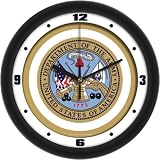 Army Black Knights Glass Wall Clock