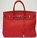 New 40 CM Birkin Bag In Genuine Togo Leather (Lipstick Red)
