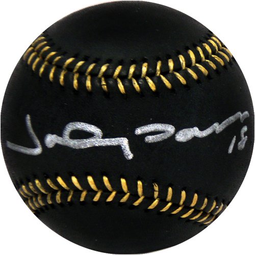 Johnny Damon Autographed Black Leather Baseball