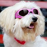 Pet Dog Sunglasses - Protective Eyewear Goggles Small Waterproof Protection (Pink)