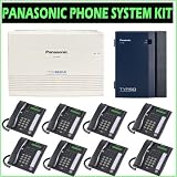 Panasonic Advanced Hybrid Analog Telephone System Control Unit Value Package w/ Additional Speakerphones (Total of 8) and Voice Mail System