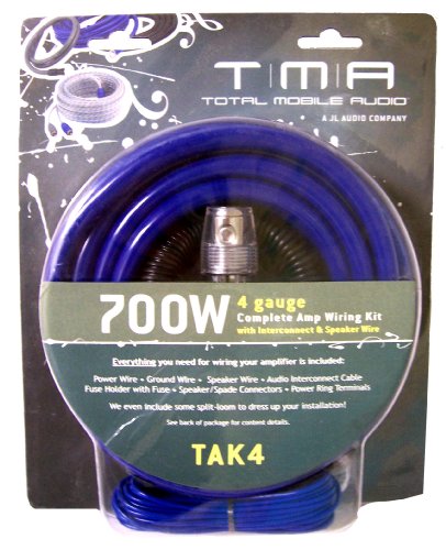 4Guage 700Watts Complete Amp Wiring Installation Kit
