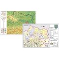 Nieder�sterreich physisch/politisch - DUO-Schreibunterlage