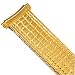 Watch Band Expansion Metal Stretch Gold Plated Curved Ends fits 16mm to 20mm