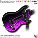 Fire Purple Skin fits Band Hero, Guitar Hero 5 & World Tour Guitars for XBOX 360 & PS3 (GUITAR NOT I