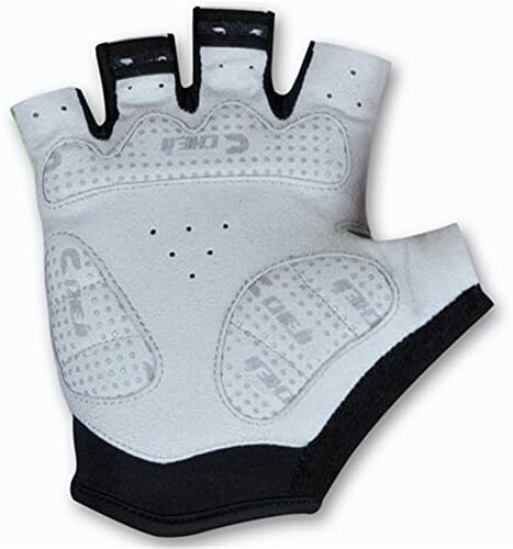 AiBan Men's Mountain Bike Bicycle Cycling Breathable Anti-slip Sportswear Gloves-S(Green)
