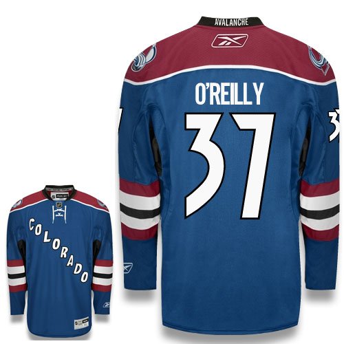 O'REILLY #37 Colorado Avalanche RBK Premier Third NHL Hockey Jersey by Reebok (NHLPA Certified Custom Sewn Authentic Twill)