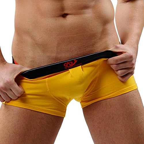 Jiatai Men's Low Rise 95% Cotton Stretch Boxer Briefs