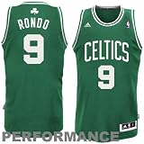 NBA Boston Celtics Rajon Rondo Swingman Jersey (Kelly Green/White, Medium)