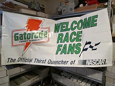 Welcome Race Fans Gatorade The Official Thirst Quencher Of Nascar 6'x3' Banner