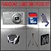 Panasonic DMC-FH25S 16.1MP Digital Camera + Huge Accessories Package Including 16GB SDHC Memory Card + High Capacity DMW-BCK7 Replacement Lithium-Ion Battery + Hi-Speed SD Card Reader + Carrying Case + Table Top Tripod Kit