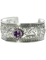 1013 Vortex of Love Silver Cuff Bracelet/ Organic/ Silver Jewelry of Bali