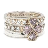 (フォリフォリ) FOLLI FOLLIE クローバー　リング　３ピースセット CLOVER RING/PK/CL50 [並行輸入品] リング クローバー