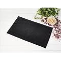 ReineBaumwolle.de 60035 Badematte 60x90 cm, 900g/m�, Schwarz
