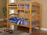 Hearland Honey Oak Twin Twin Bunk Bed - Acme 2359A