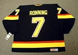 CLIFF RONNING Vancouver Canucks 1994 CCM Vintage Throwback Away NHL Hockey Jersey