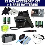 13 Pcs Super Kit For OLYMPUS E-520 + 8 FREE AA Premium Batteries, Includes: ....