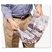 MMF Industries Double Handle Coin Tote, 55 lb. Cap, 12 1/2 x 23 1/2, Clear, 100 Bags/Box (2310421DBL20)
