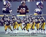 Pittsburgh Steelers Offense 1974 - 8x10 Photo - Franco Harris, Terry Bradshaw and Lynn Swann