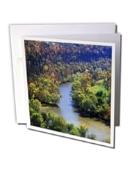Office Product: Danita Delimont - Rivers - Kentucky and Dix Rivers, Bluegrass area, Kentucky, USA - US18 AJE0552 - Adam Jones - 12 Greeting Cards with envelopes (gc_144451_2) - 3dRose LLC