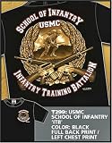 7.62 DESIGN SOLD BY THE SUPPLY SERGEANT - T299 USMC School Of Infantry 'Infantry Training Battalion' 7.62 T-Shirt