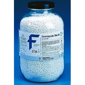 Silica Gel Sorbent (230-400 Mesh, Grade 633) Fisher Chemical; Packaging: Amber Glass; Quantity: 1kg