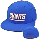 NFL Mitchell Ness Throwback Logo Hat Cap Fitted Wool TK03 New York Giants 7 3/4