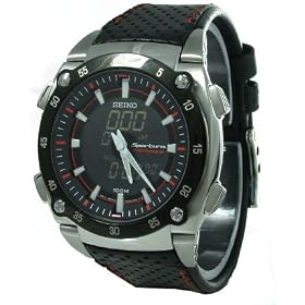 Click here to buy Seiko Sportura Analog Digital Alarm Chronograph Strap SNJ021 Watch by Seiko.