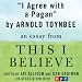 I Agree with a Pagan: A 'This I Believe' Essay (Unabridged)