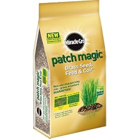 Miracle-Gro Patch Magic Grass Seed, Feed and Coir 48 Patches (3.6 kg Bag)
