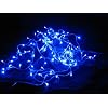 100er LED Lichterkette blau Kette Innen + Au�en NEU
