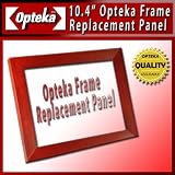 Opteka 10.4-inch Digital Picture frame Stylish Replacement Panel (Cherry Wood Finish)