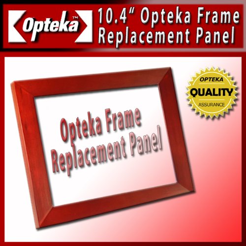 Opteka 10.4-inch Digital Picture frame Stylish Replacement Panel (Cherry Wood Finish)