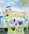 New a Day in the Farm Baby Crib Nursery Bedding Set 10 Pieces