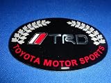 TRD Steering Wheel Emblem Black