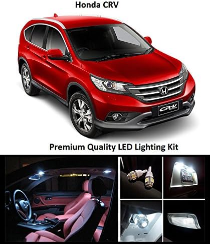 2013 - 2015 Honda CRV White LED Package Vanity Interior Tag Reverse (11 Pieces)