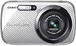 Casio Exilim EX-N50SR Digitalkamera (16,1 Megapixel, 6,9 cm (2,7 Zoll) Display, 6-fach opt. Zoom, Make-up Modus, Gesichtserkennung-Funktion) silber