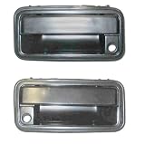 1992-1994 Chevrolet Blazer Black Outside Door Handle Pair replaces OEM 15968163, 15968164 Partslink GM1322102, GM1323102