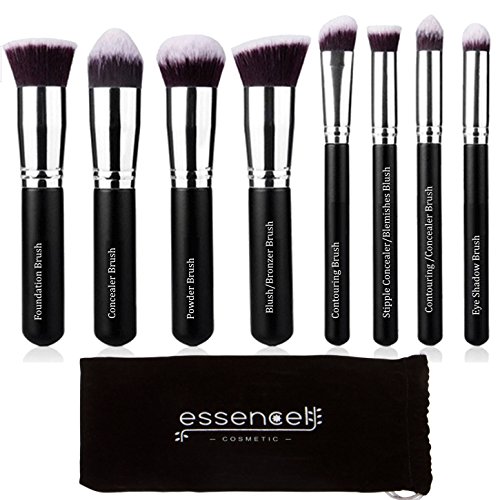 Essencell makeup brushes premium synthetic kabuki cosme…
