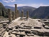 Temple of Apollo, Delphi, Unesco World Heritage Site, Greece Photographic Poster Print by Ken Gillham, 24x32
