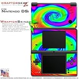 Nintendo DSi Skin Rainbow Swirls WraptorSkinz Skins (DSi NOT INCLUDED)