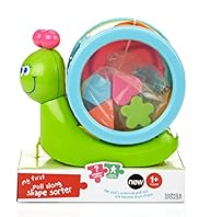 My First Pull Along Snail Shape Sorter Toy