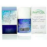 BEST Night Moisturizer for Face & Neck -Deeply Hydrates, Fights Wrinkles, Smooth Skin, Fights Acne. With Matrixyl 3000, 5% Niacinamide, Vitamin C & E, Argan Oil, Rosehip Seed Oil -Phytosil 1 oz