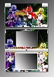 Power Rangers Red Pink Black Jungle Fury RPM game Skin for Nintendo DSi