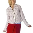 Libertine Striped Blazer - French Cream/ Red Pop