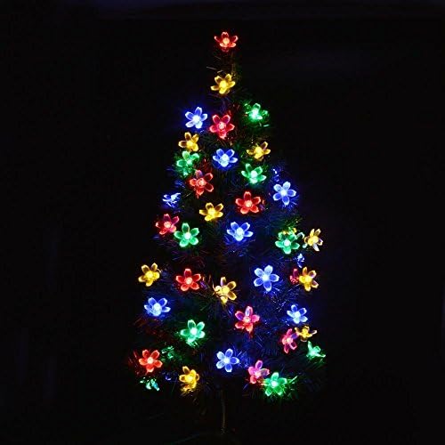 Autoware Solar Powered LED String Light, Flower Lights,7m 50 LED String Decoration Lights for Outdoor, Gardens, Homes, Christmas Party.