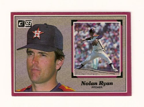 Nolan Ryan 1983 Donruss Baseball Action All-Stars (Houston Astros) (Texas Rangers) (New York Mets) (Los Angeles Angels)
