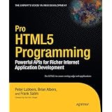Pro HTML 5 Programming