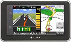 Sony NVU73T 4.3-Inch Widescreen Portable GPS Navigator
